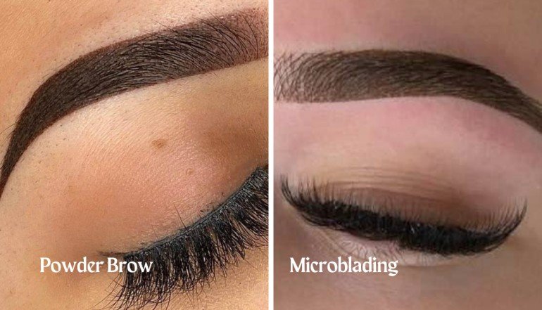 Powder Brows Vs. Microblading