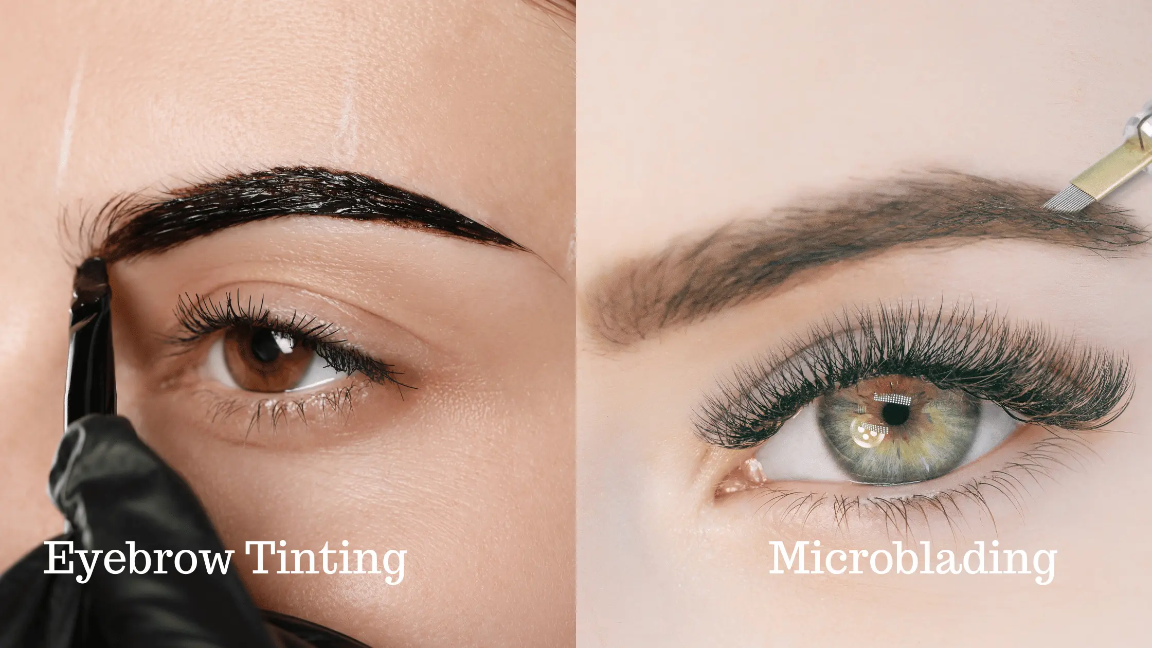 Eyebrow Tinting vs Microblading