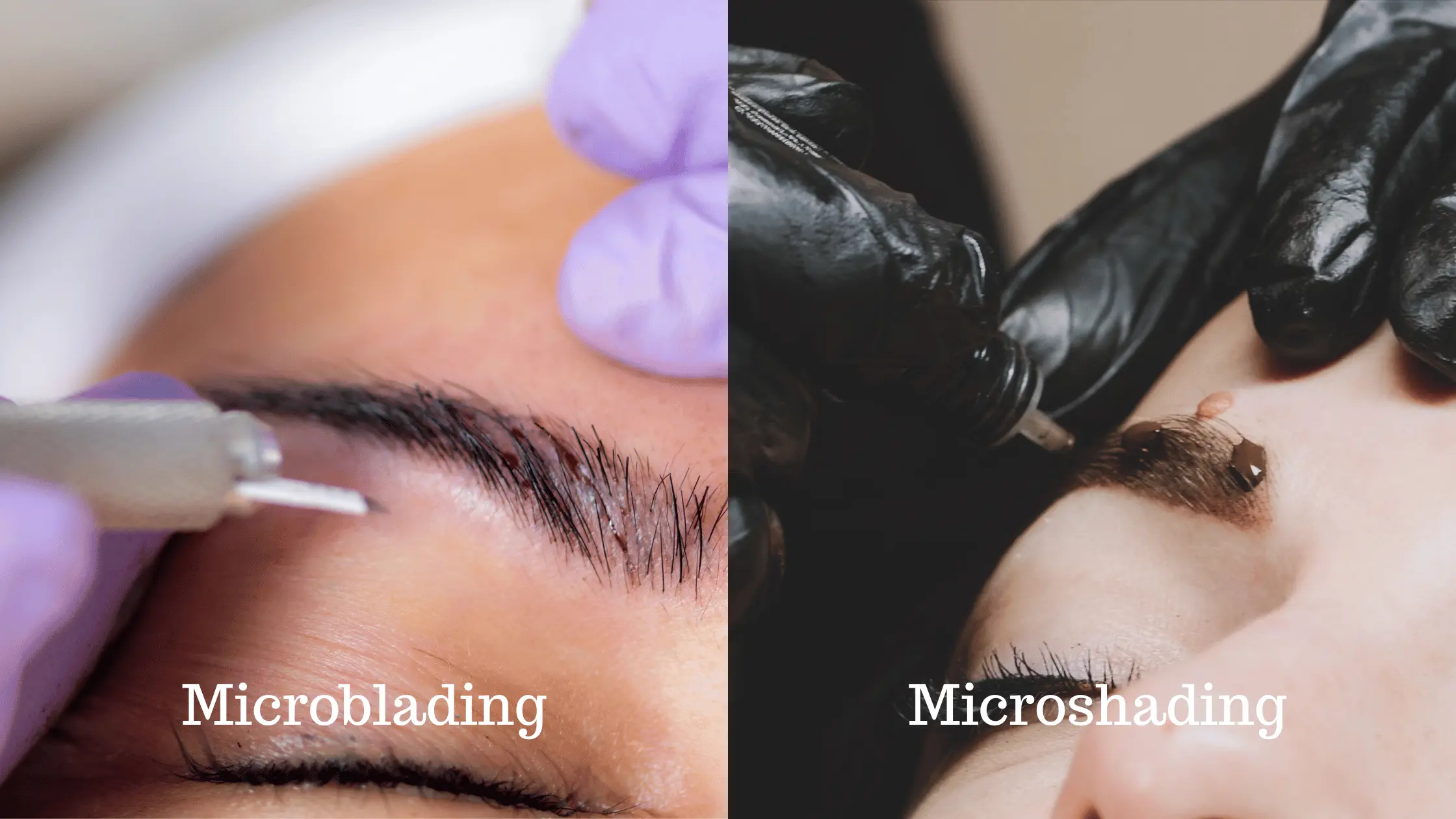 Microblading vs Microshading