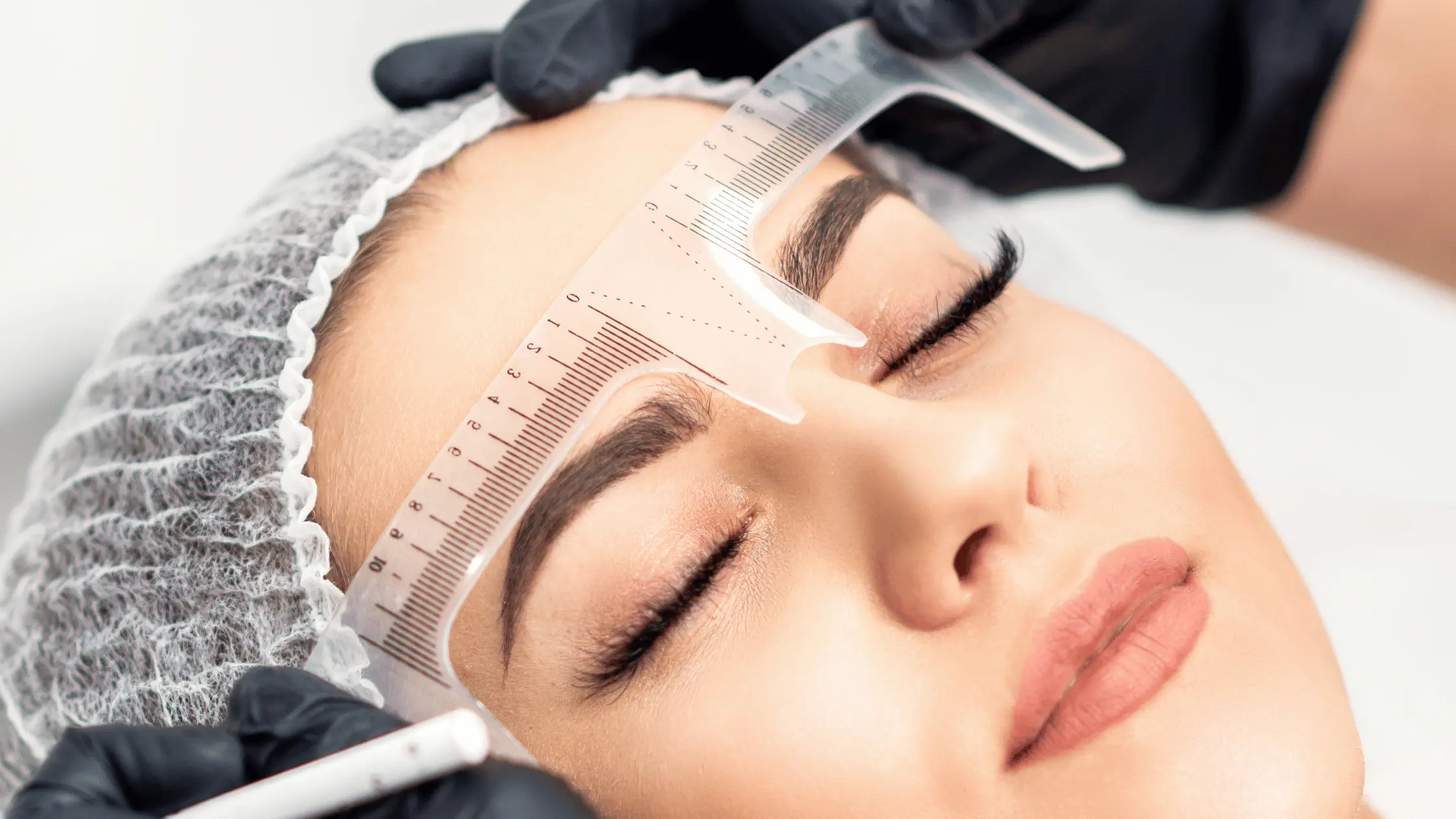 Measuring Brows for Microblading