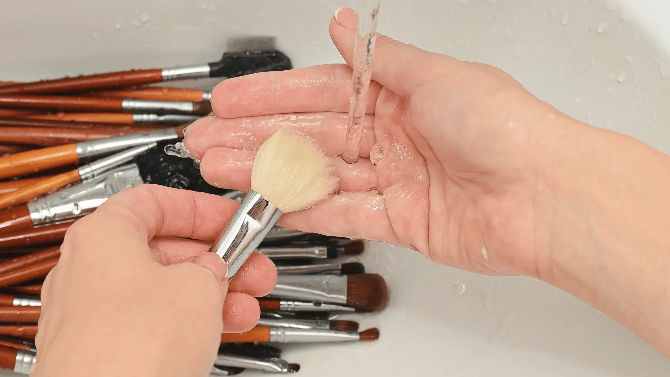 Cleaning Makeup Brushes